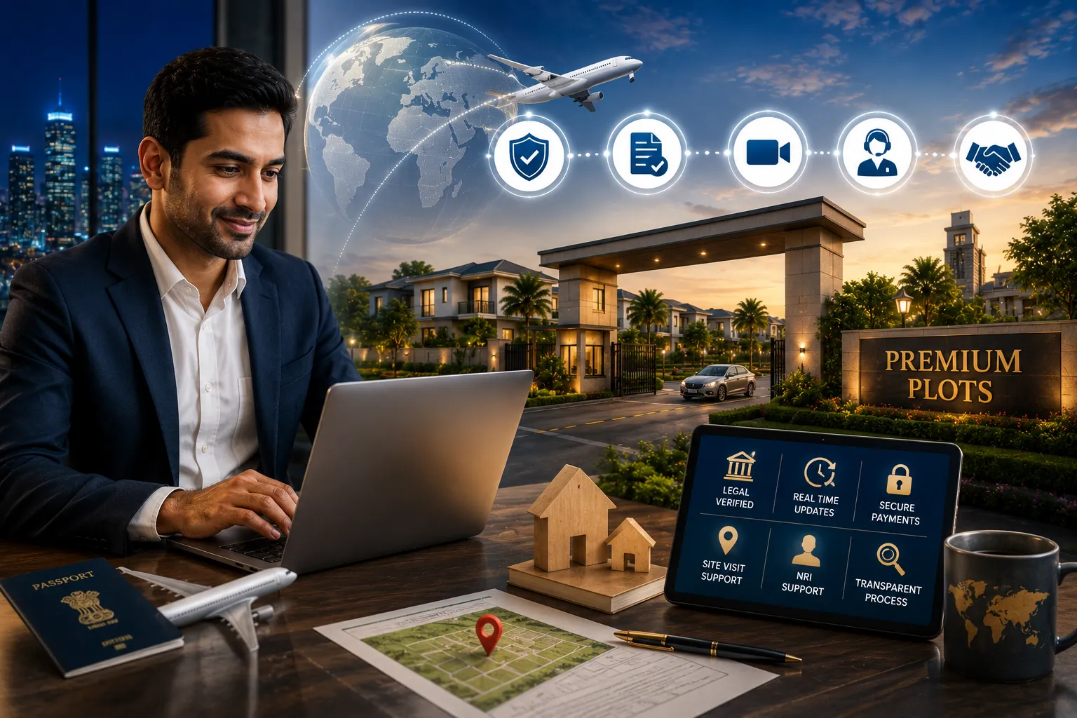 NRI Guide: How to Safely Invest in Plots with the Best Real Estate Company in Gorakhpur