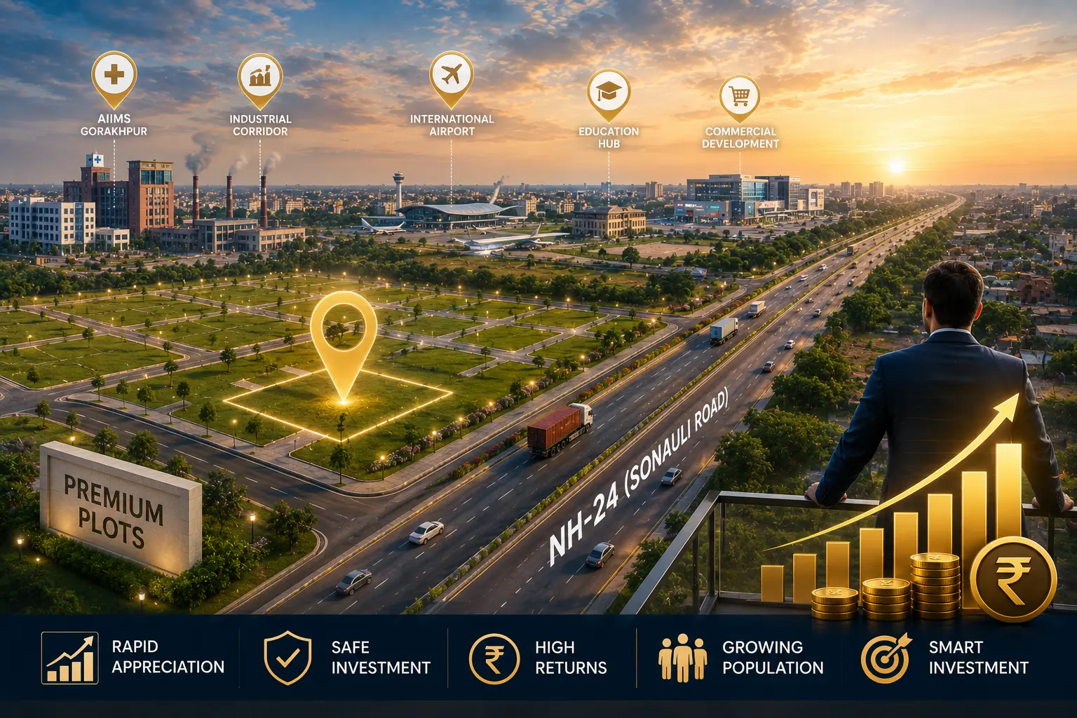 The Economic Boom: Why Gorakhpur is a Goldmine for Real Estate Investors