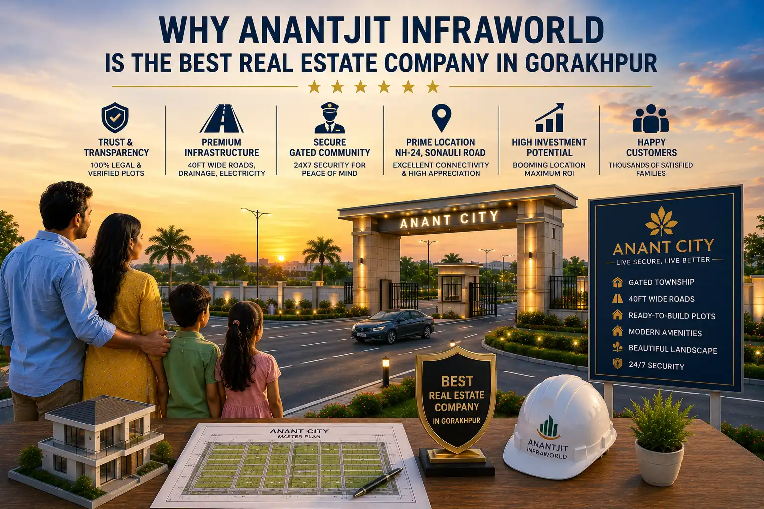 Why Anantjit Infraworld is the Best Real Estate Company in Gorakhpur