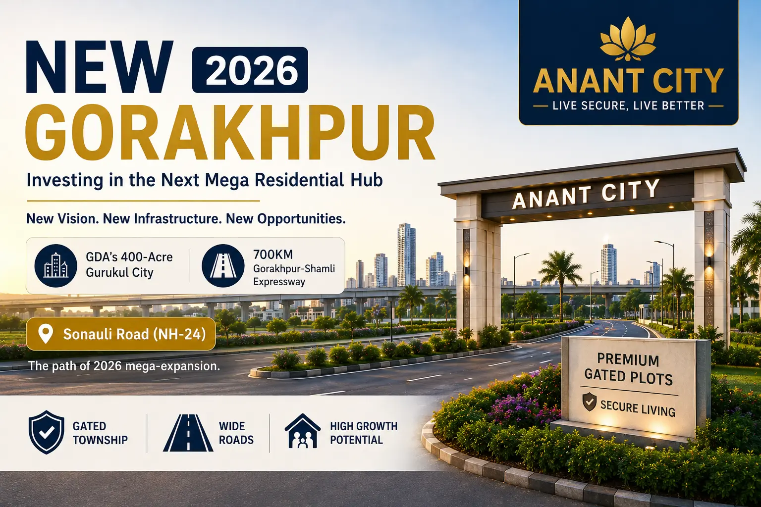 New Gorakhpur 2026: Investing in the Next Mega Residential Hub