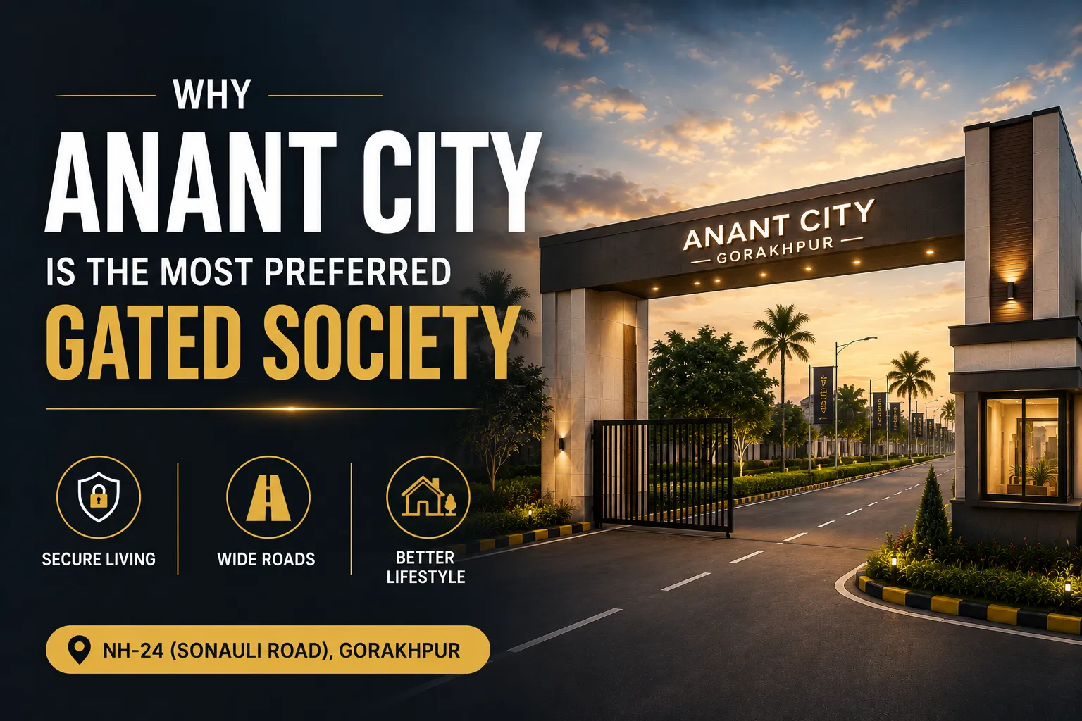 Why Anant City is the Most Preferred Gated Society in Gorakhpur