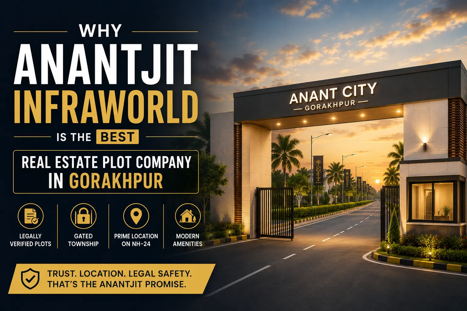 Why Anantjit Infraworld is the Best Real Estate Plot Company in Gorakhpur