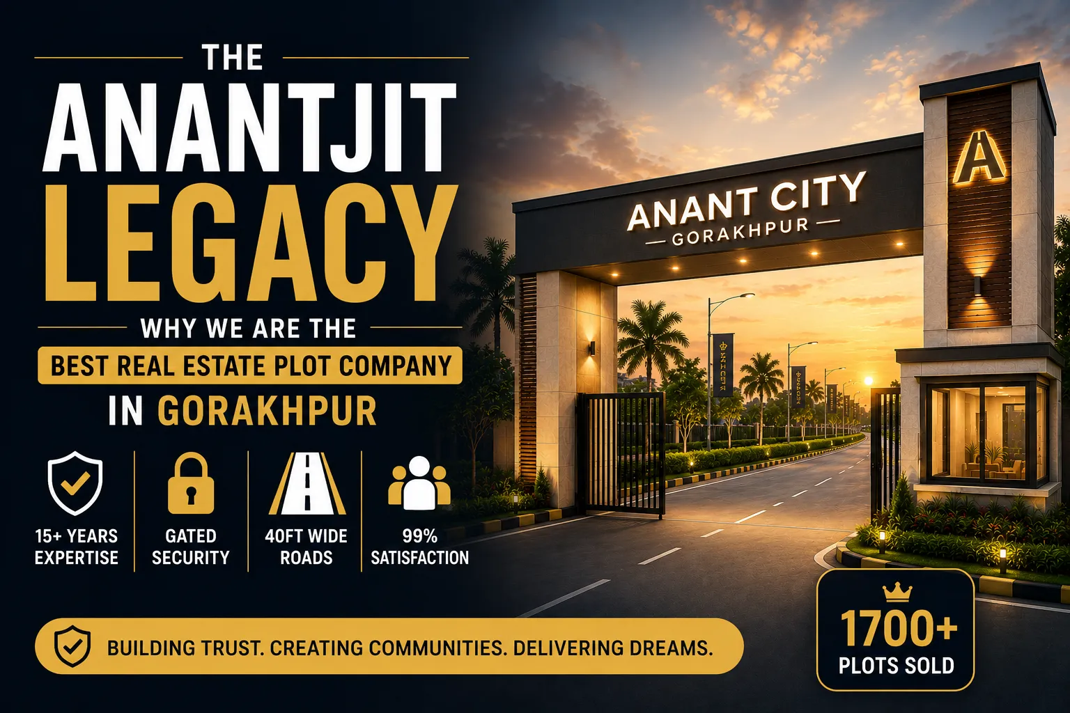 The Anantjit Legacy: Why We Are the Best Real Estate Plot Company in Gorakhpur